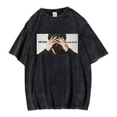 Jungkook Album SEVEN Vintage Graphic Washed T-Shirt